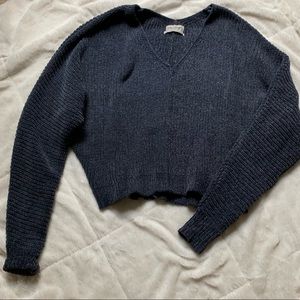 blue knit sweater from Urban !!